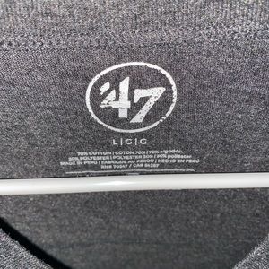 Grey and White 47 White Sox T-Shirt